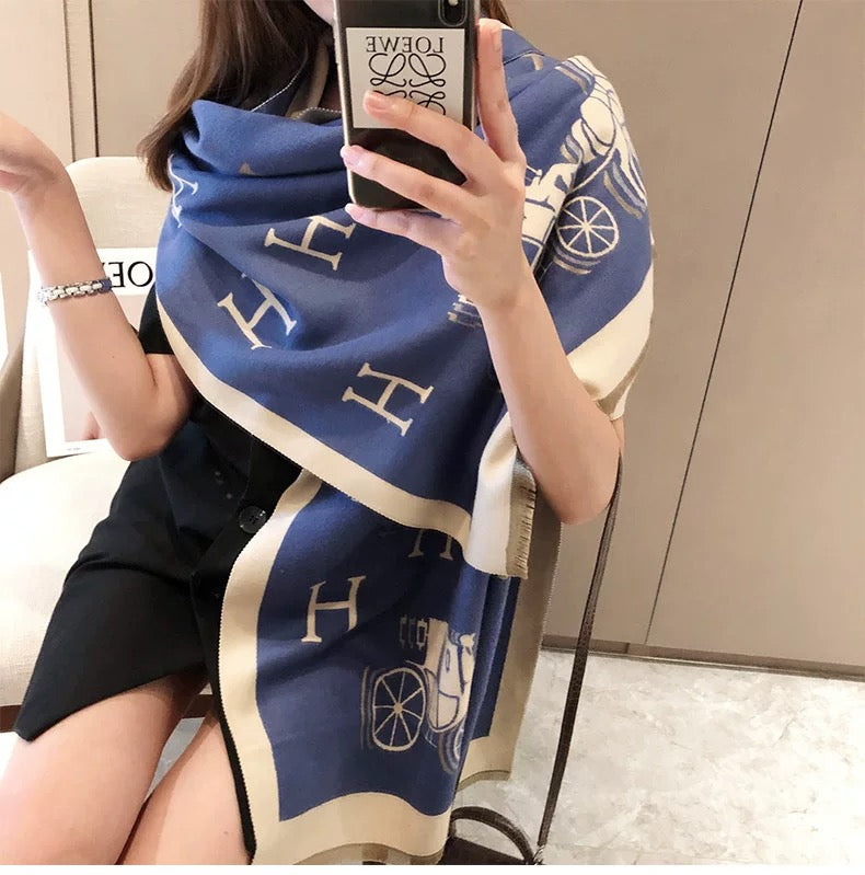2023 Large Women’s Winter Scarf ,100% Cashmere Wool
