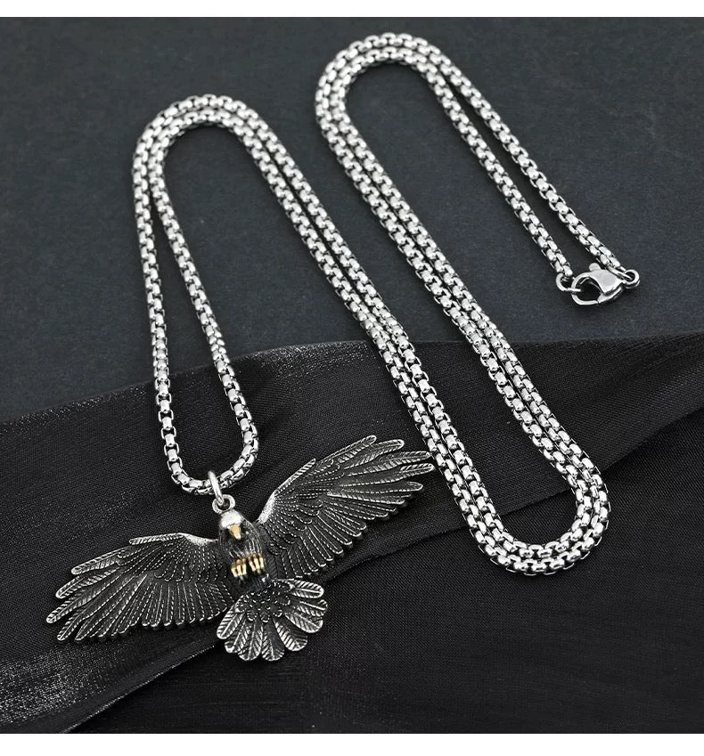 Mens Stainless Steel Vintage Cross Pendant Necklace Men Silver
