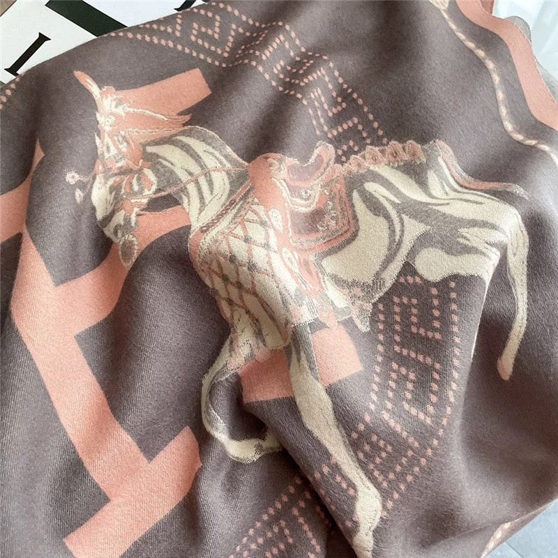 2023 Large Women’s Winter Scarf ,100% Cashmere Wool