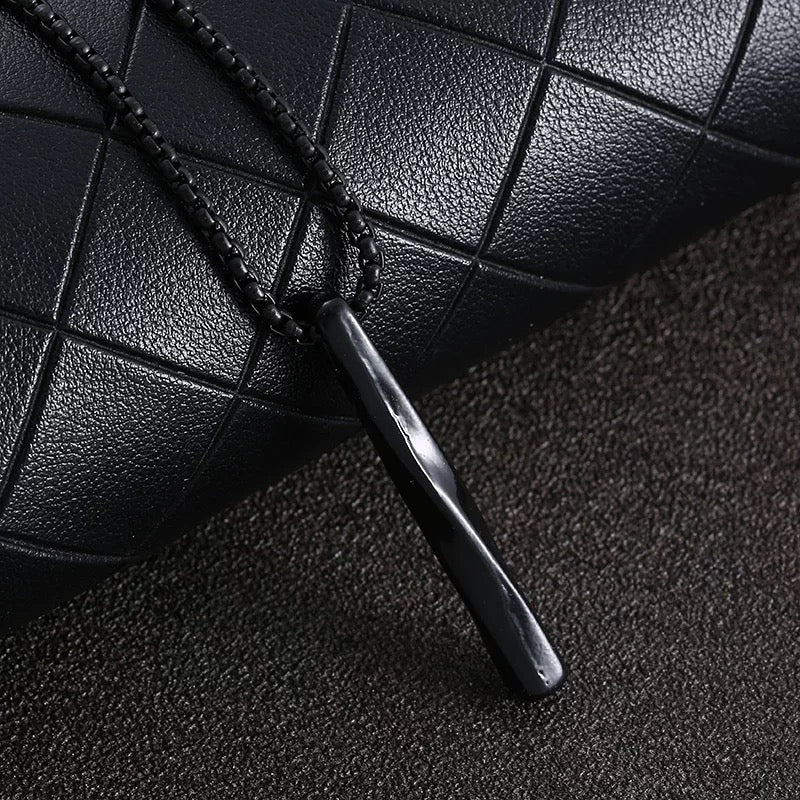 Mens Stainless Steel Vintage Cross Pendant Necklace Men Silver