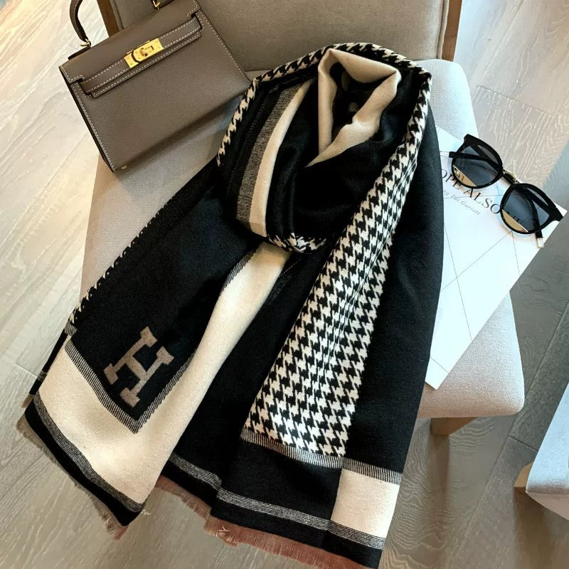 2023 Large Women’s Winter Scarf ,100% Cashmere Wool