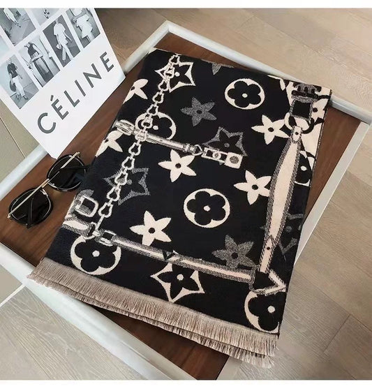 2023 Large Women’s Winter Scarf ,100% Cashmere Wool