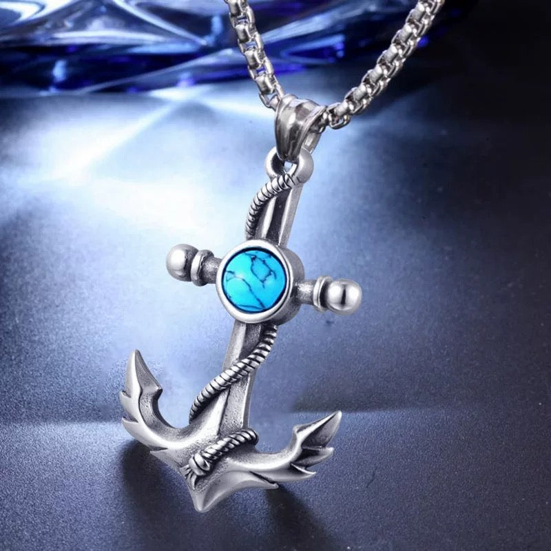 Mens Stainless Steel Vintage Cross Pendant Necklace Men sliver