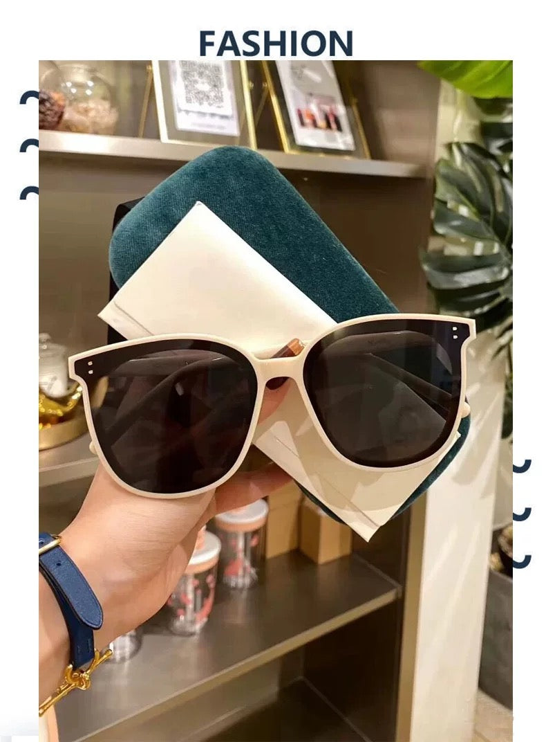 Luxury Rimless Sunglasses Women Fashion Oversized Outdoor Gradient Shades UV400 with sunglass girl