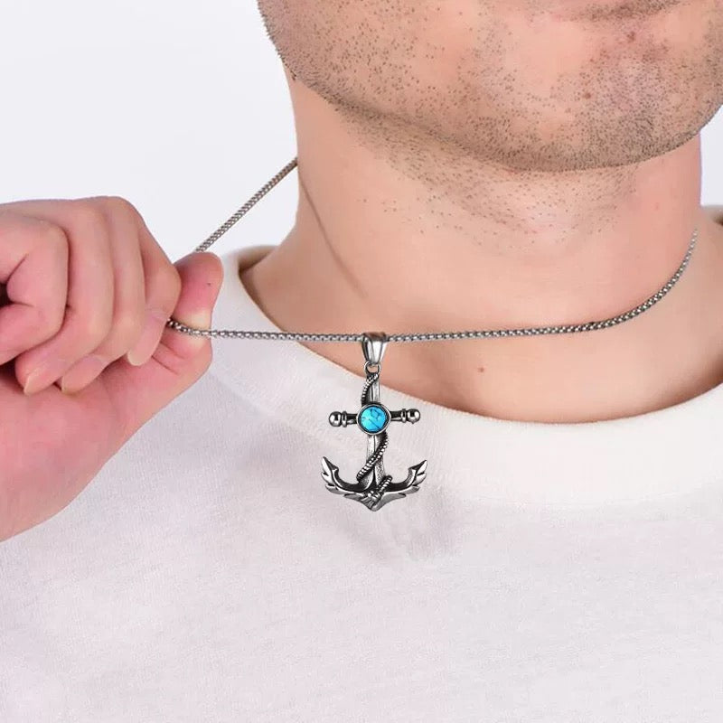Mens Stainless Steel Vintage Cross Pendant Necklace Men sliver