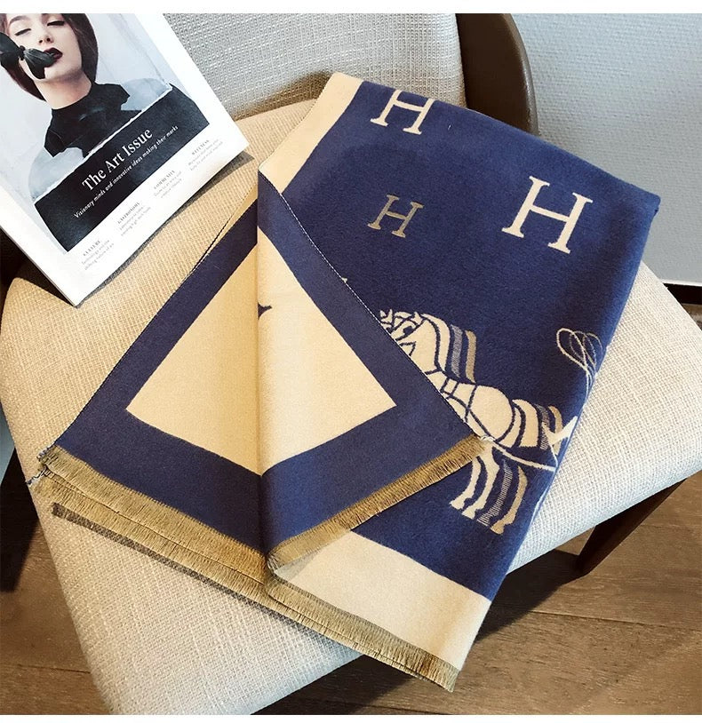 2023 Large Women’s Winter Scarf ,100% Cashmere Wool