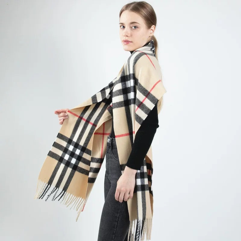 2023 Large Women’s Winter Scarf ,100% Cashmere Wool