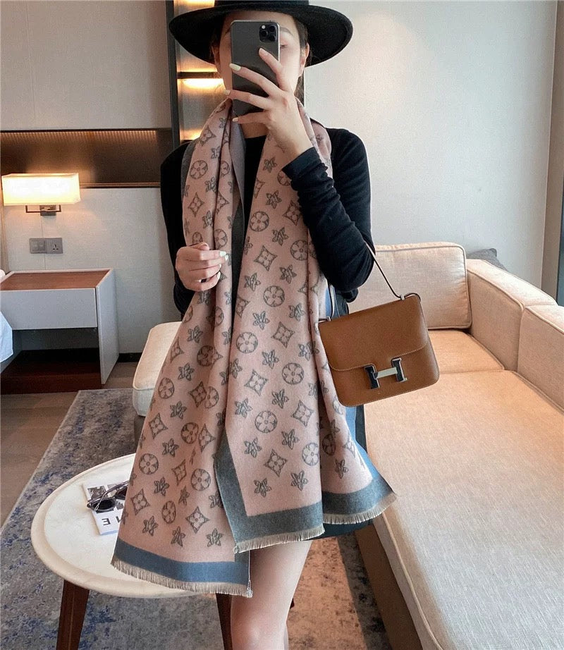 2023 Large Women’s Winter Scarf ,100% Cashmere Wool