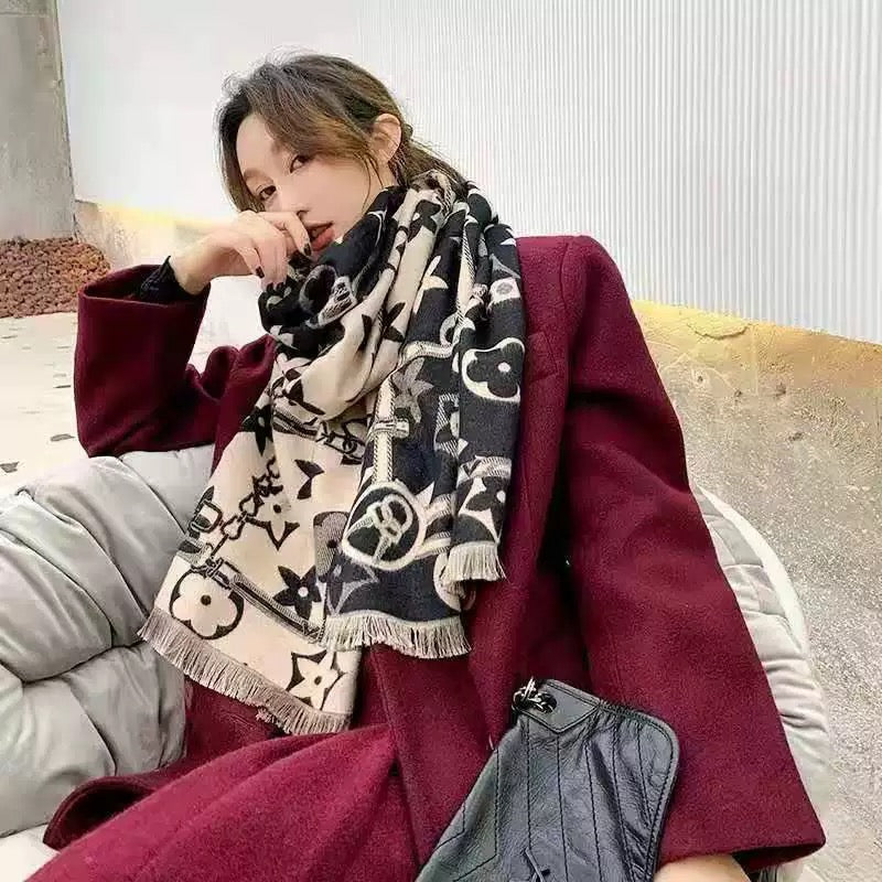 2023 Large Women’s Winter Scarf ,100% Cashmere Wool